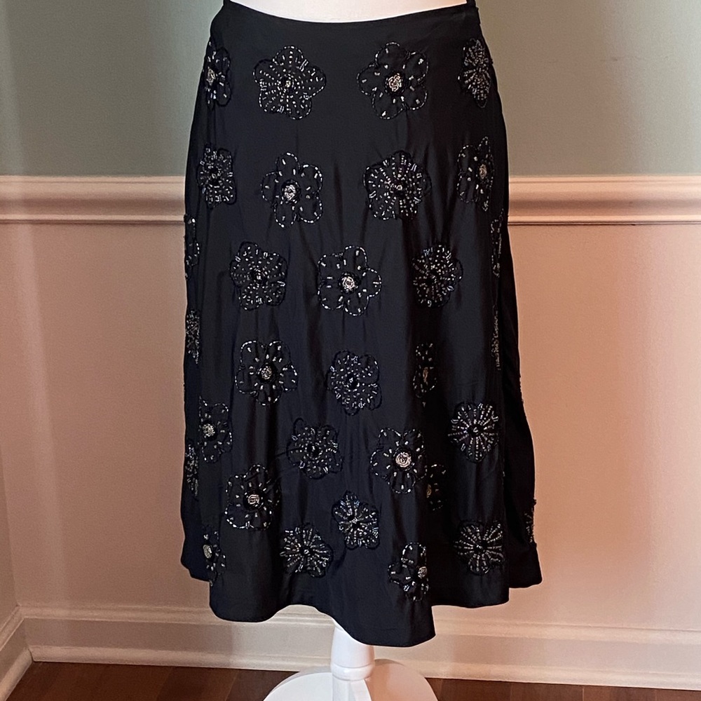 Beaded A line Skirt